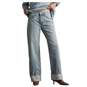 Etica Denim Blue Wide Leg Jeans